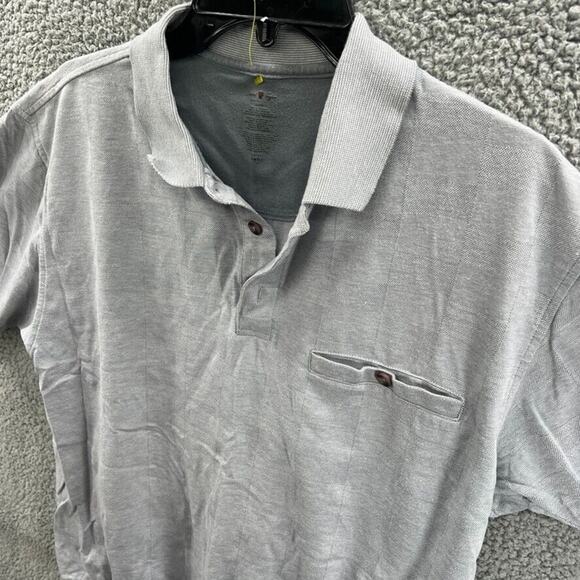 (4) LOT Vintage David Taylor Men’s Large 90s Pocket Polo Dad Shirt Short Sleeve - Picture 8 of 16